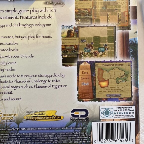 Pc Game OASIS Over 35 Levels‎ 10 Tutorials Modes Software Playfirst Puzzle Game - Picture 5 of 11